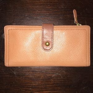 Brown fossil wallet